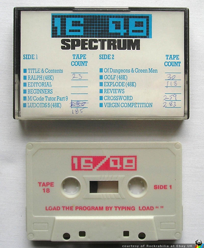 Directory /Vintage/Sinclair/Software/ZX Spectrum Software/Tape